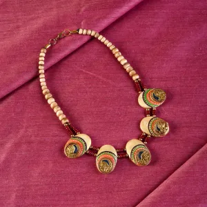 The Guards Of Empress Handcrafted Tribal Dokra Necklace