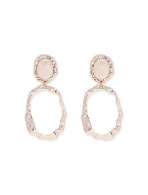 Tora Textured Stone Earrings