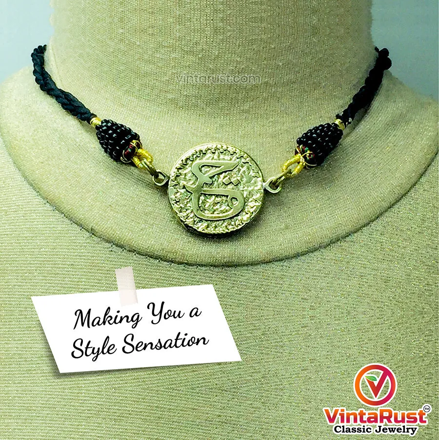 Tribal Golden Coin Choker jeweler Set