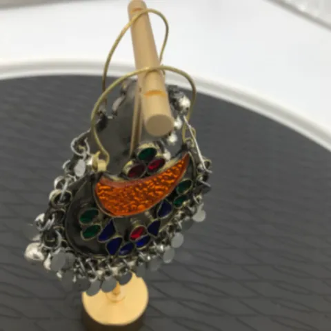 Tribal Kuchi Handmade Hoop Earrings