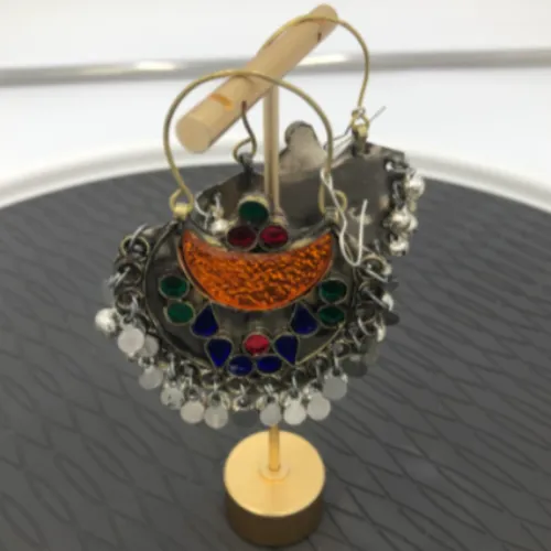 Tribal Kuchi Handmade Hoop Earrings