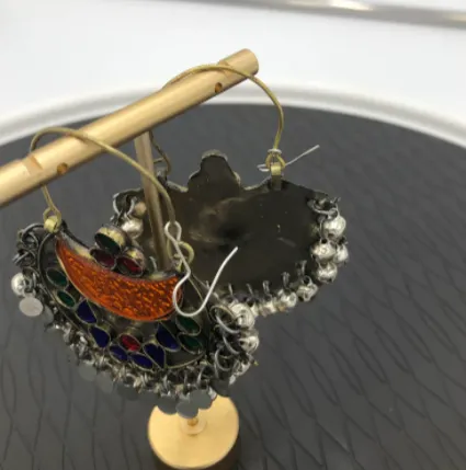 Tribal Kuchi Handmade Hoop Earrings