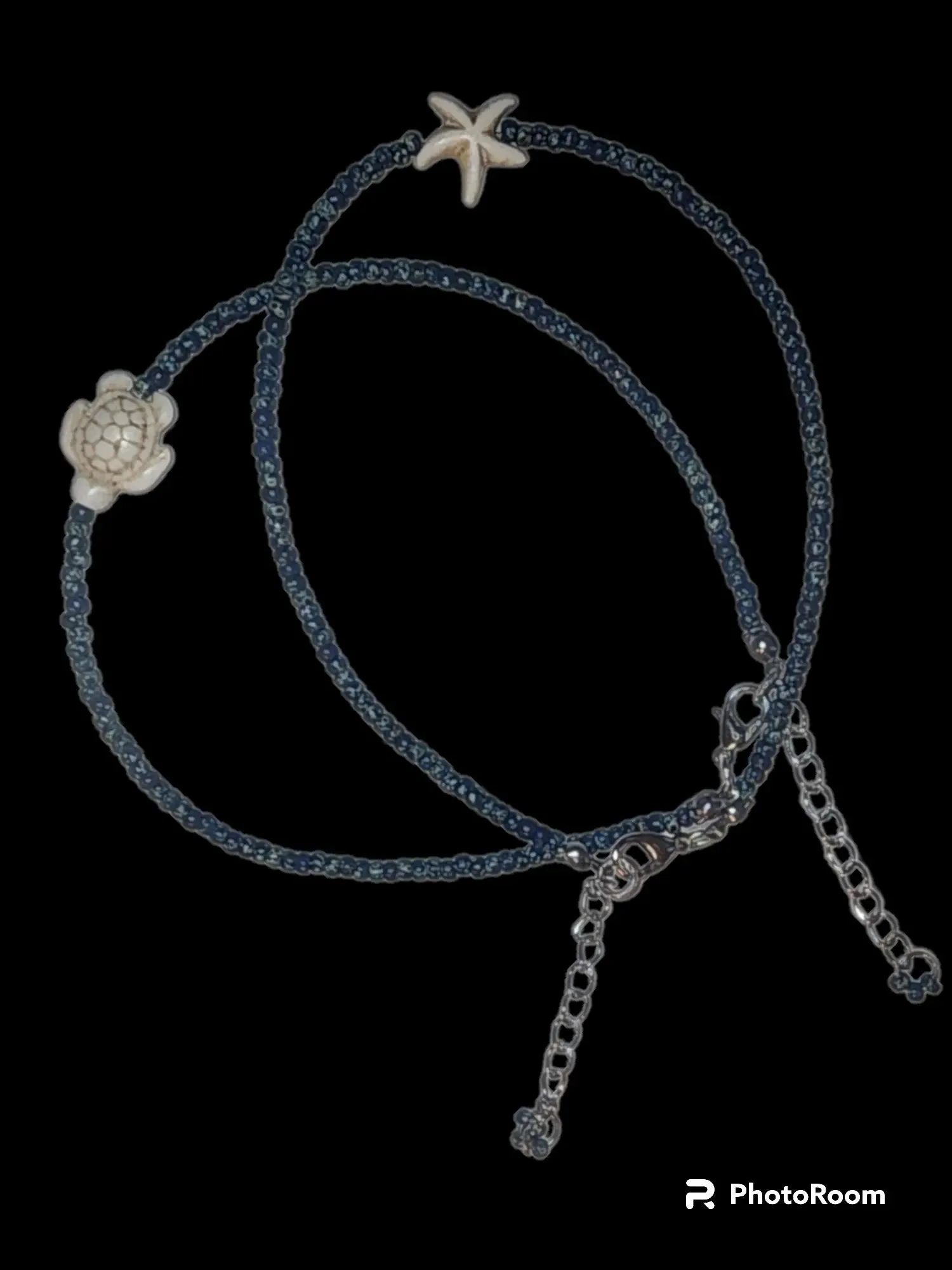 Turtle and Starfish Anklets