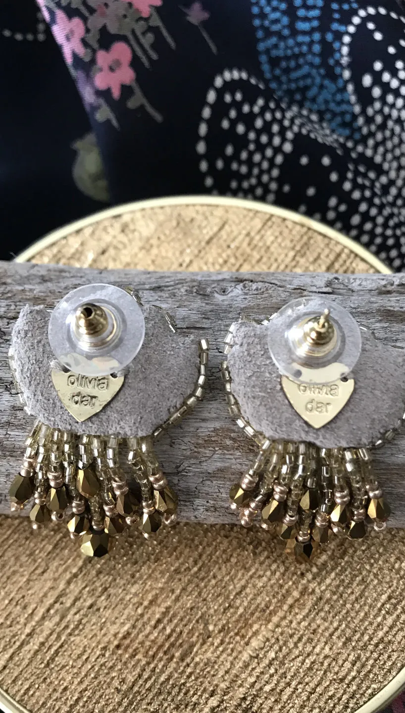 White Lotus Earrings | Olivia Dar