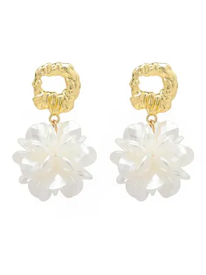 Yellow Chimes Earrings for Women and Girls Drop Earring for Girls | Gold Plated Floral Designed Drop Earrings | Birthday Gift for girls and women Anniversary Gift for Wife