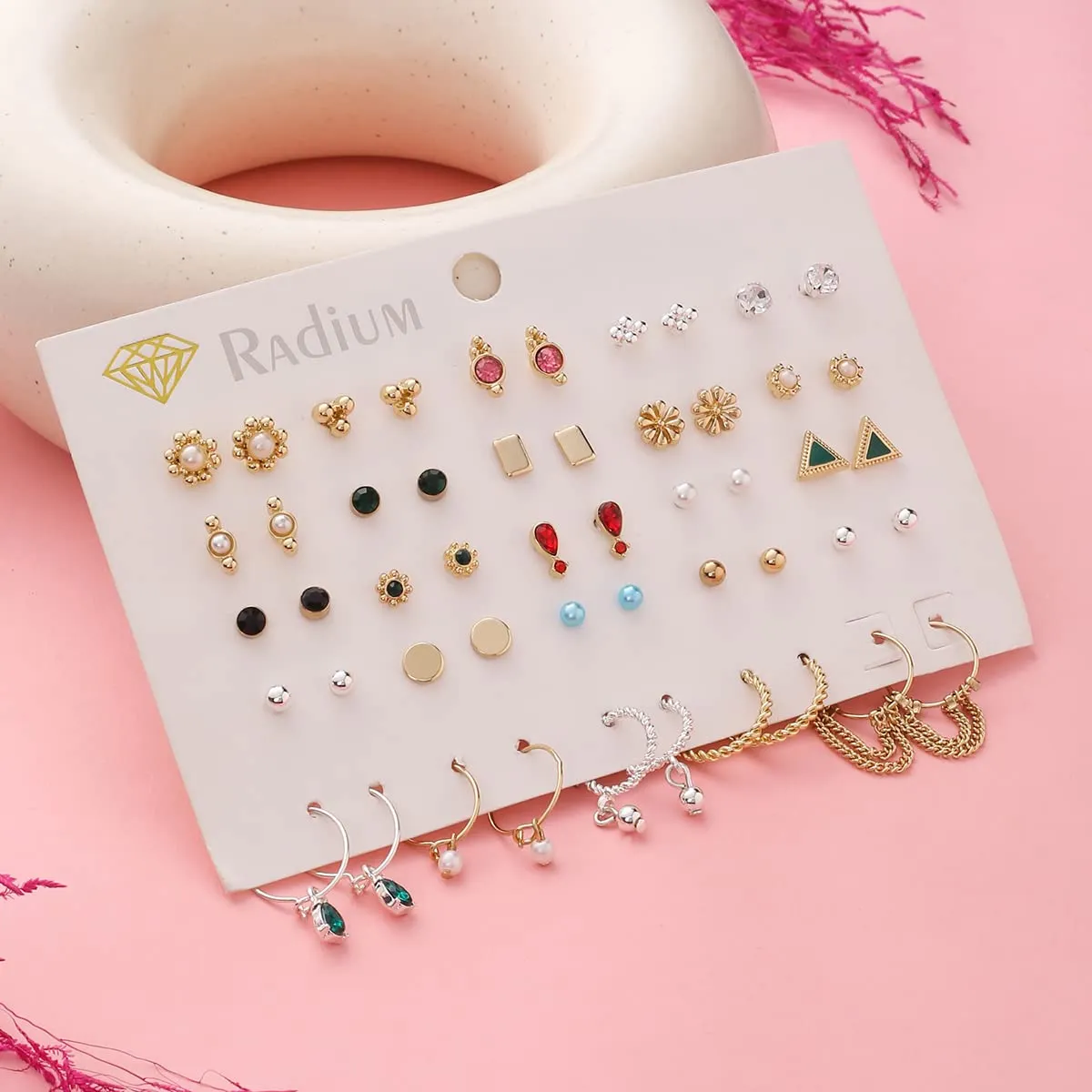 Yellow Chimes Earrings for Women and Girls Hoops & Studs | Combo of Studs & Hoop Earrings Set for Women and Girls | Birthday Gift for girls and women Anniversary Gift for Wife